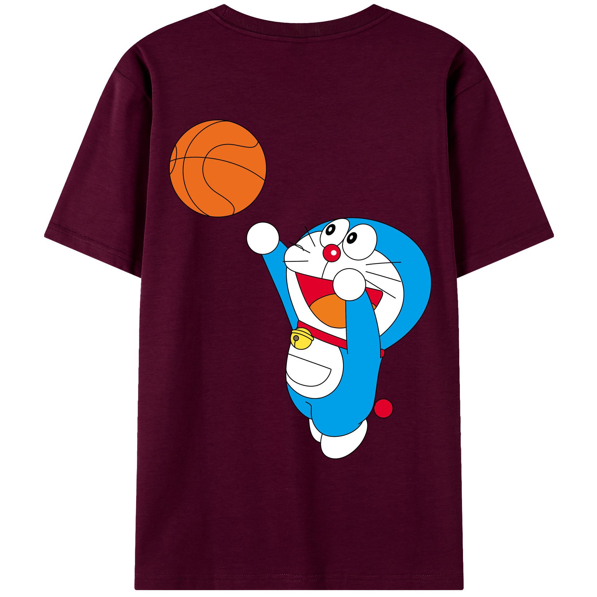 （画像用） ドラえもん Doraemon レディース半袖Tシャツ(バックプリント)